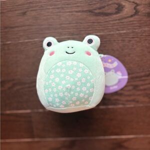 NWT Squishmallows 5” frog - Fritz - Cute Frog Plush Toy - Squishmallow